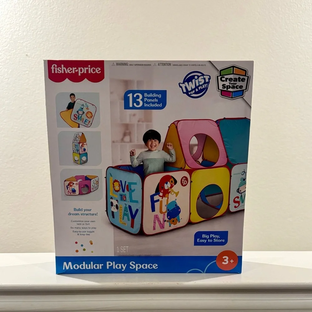 FISHER-PRICE Créate Your Space - Vibrant Playhouse Set. NEW